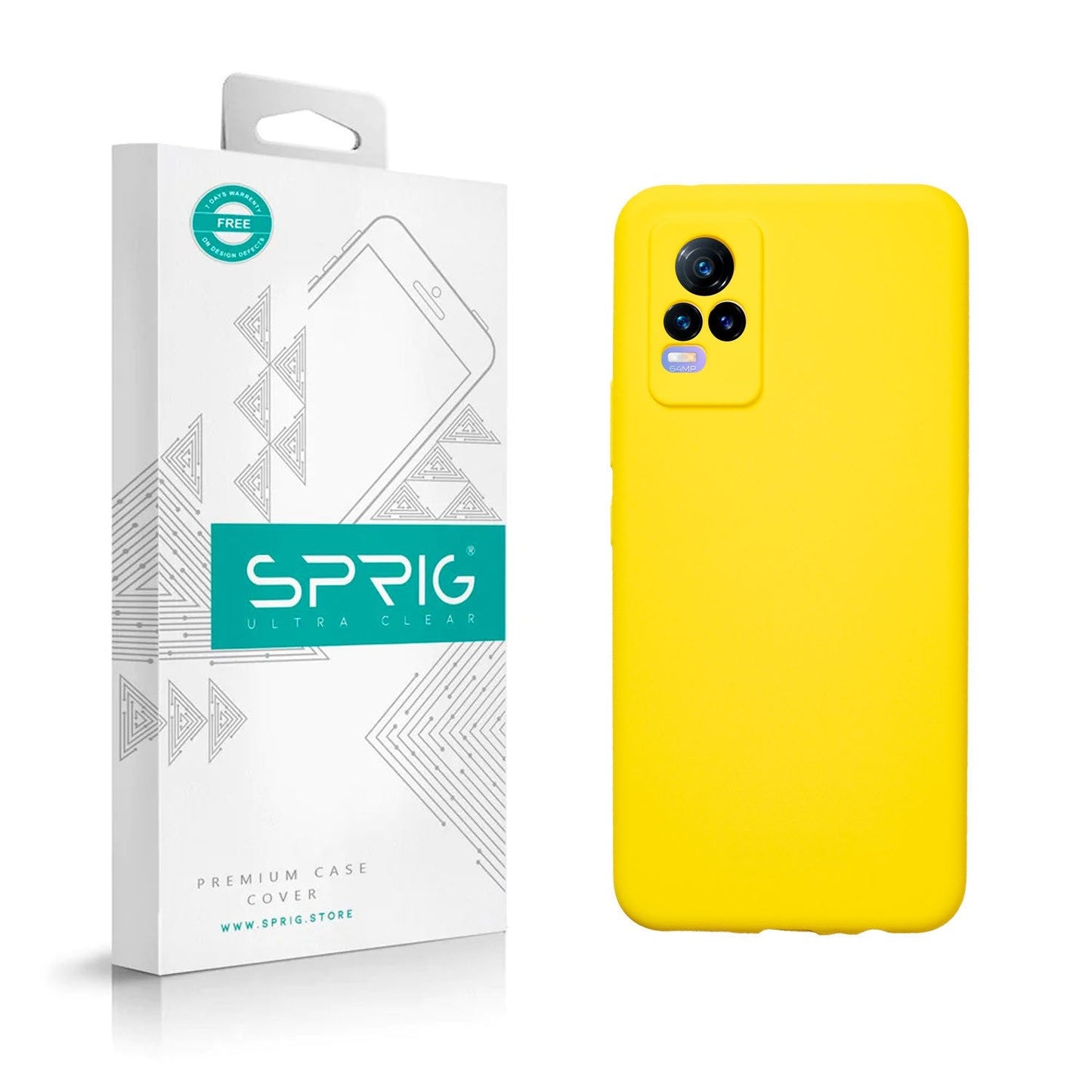 VIVO V21E 4G Back Cover Case - Sprig