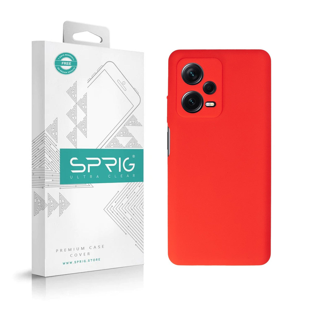 Redmi Note 12 Pro Plus Back Cover Case - Sprig