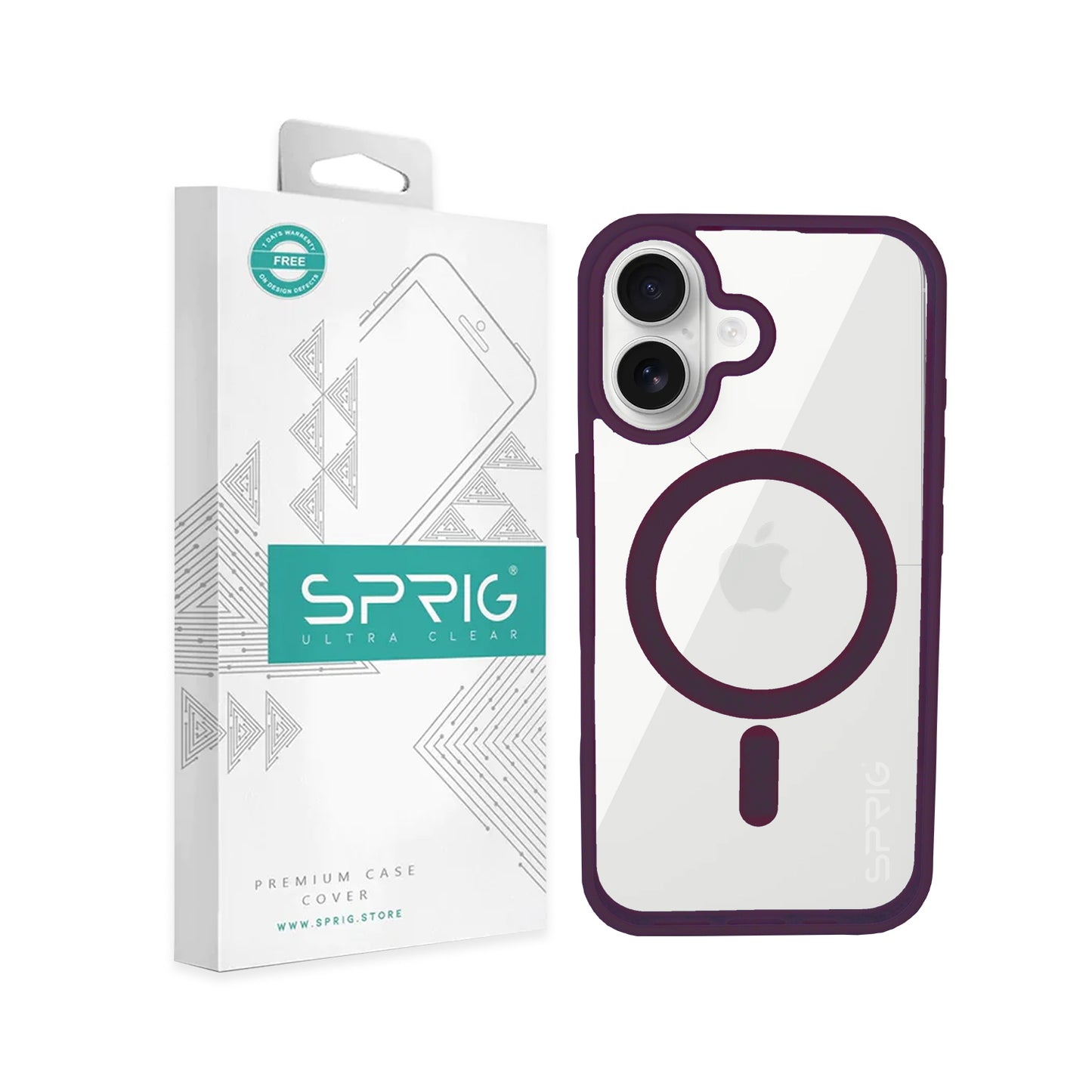 FusionMag-Wine Red Transparent Magsafe