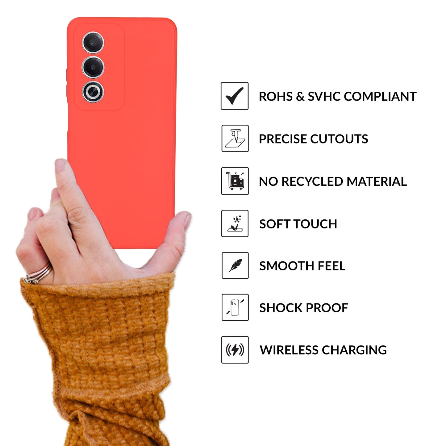 FlexTone (TPU Matte)-Red