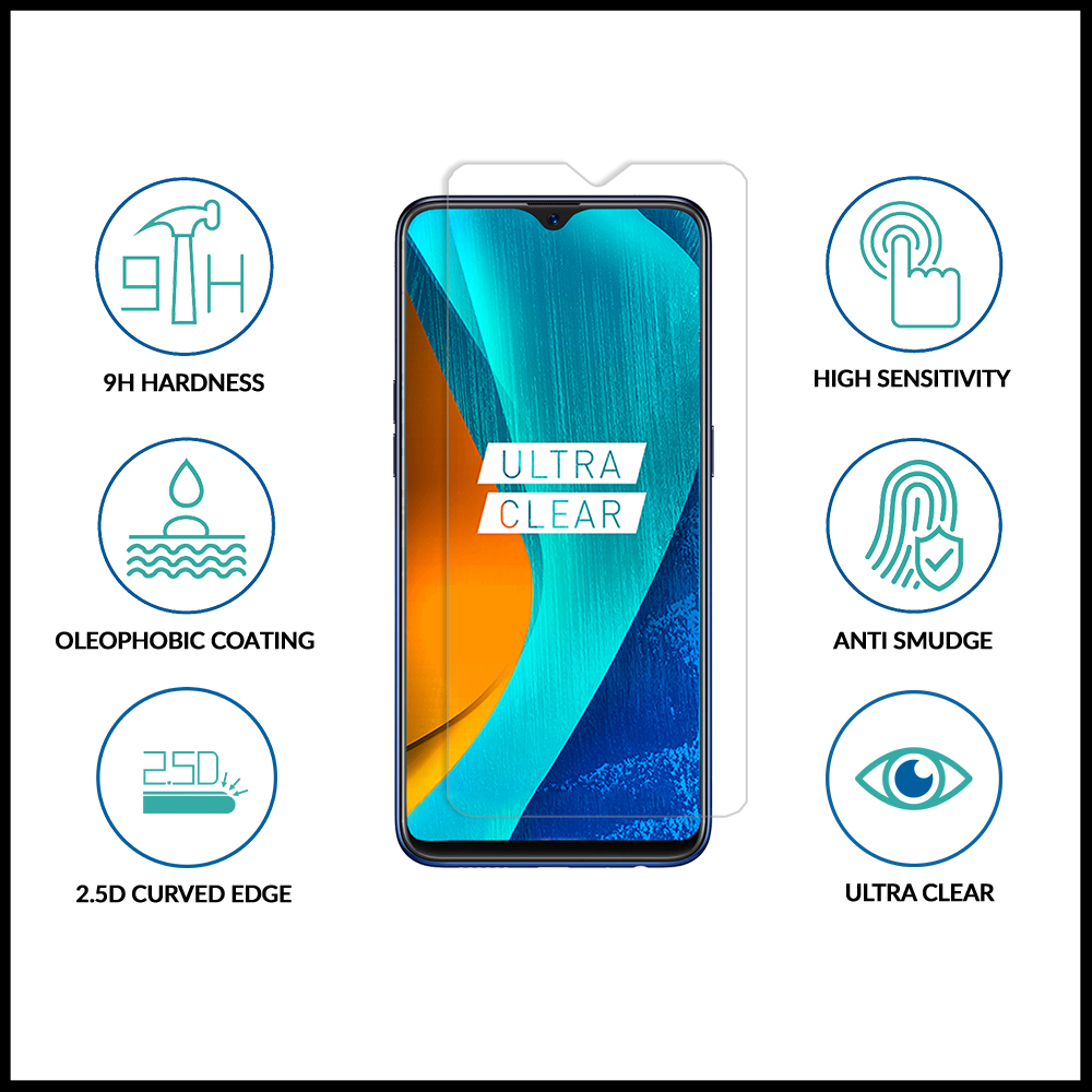 Redmi 11 Prime Clear Tempered Glass