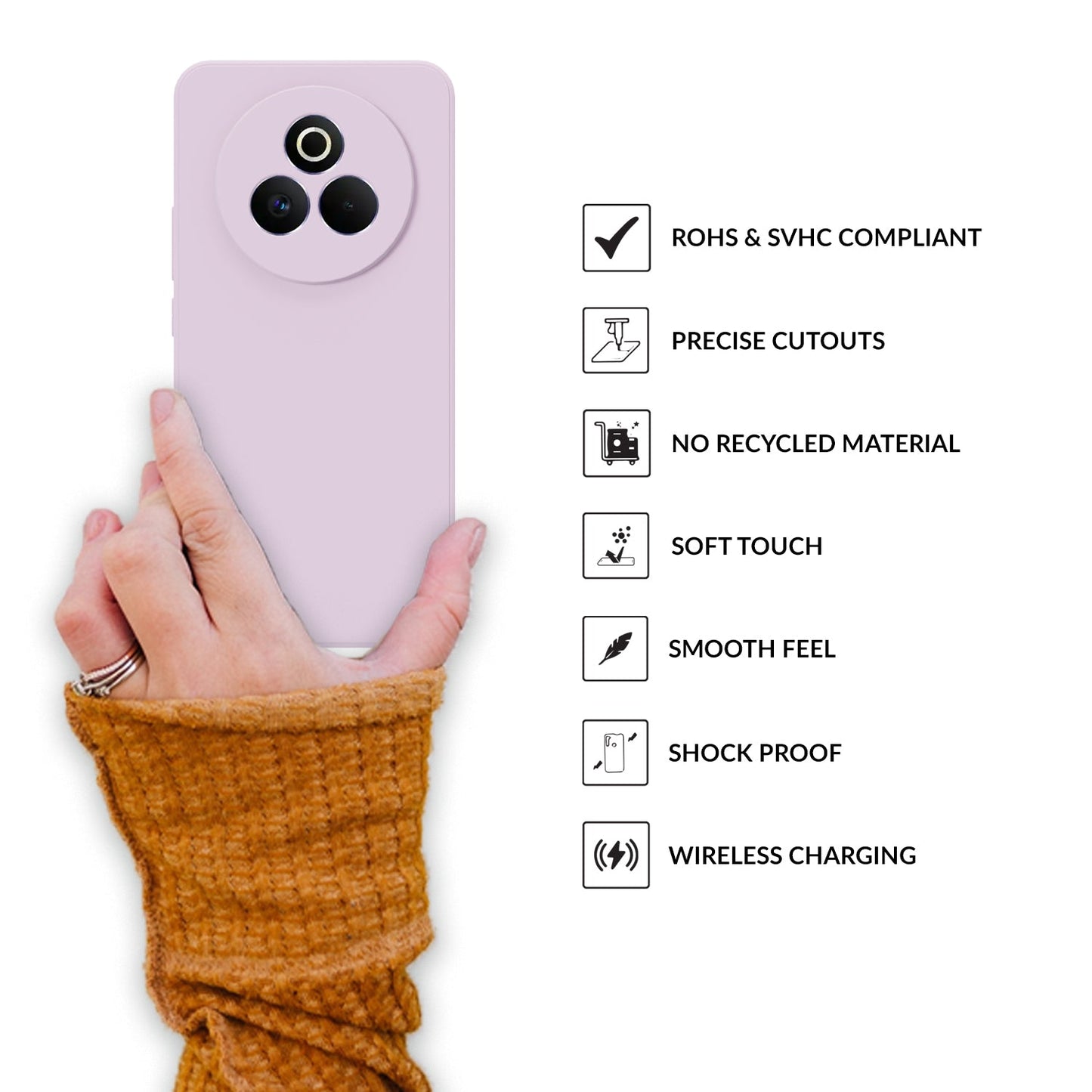 FlexTone (TPU Matte)-Lavender Purple