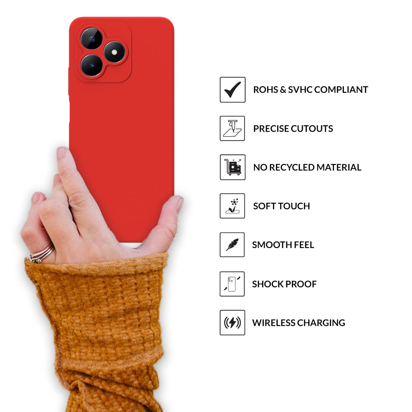 FlexTone (TPU Matte)-Red