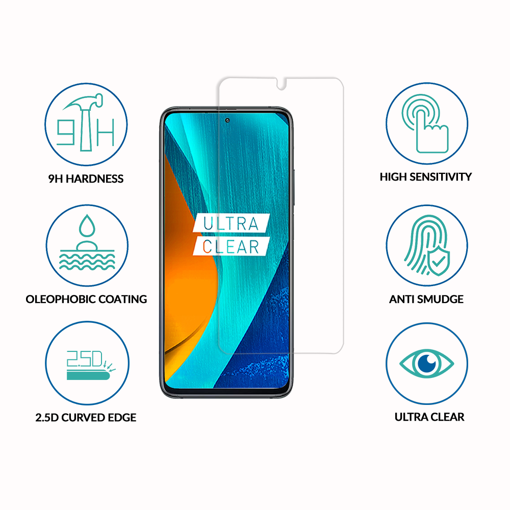 Poco F4 5G Clear Tempered Glass -
