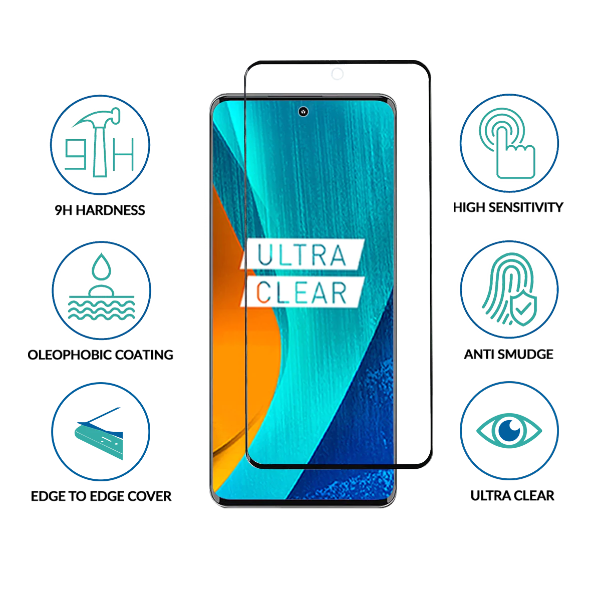 Realme 10 Pro Plus Full Cover Hot Bending Tempered Glass - - Sprig