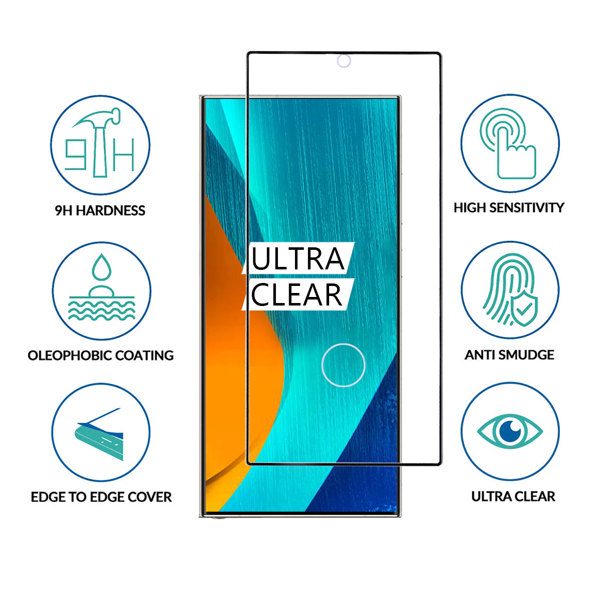 Samsung Galaxy S23 Ultra Shield (Tempered Glass)