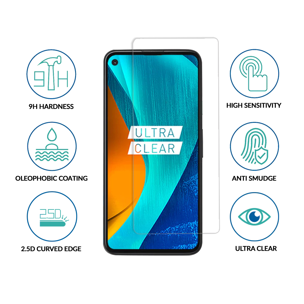 sprig clear tempered glass screen protector for google pixel 4a