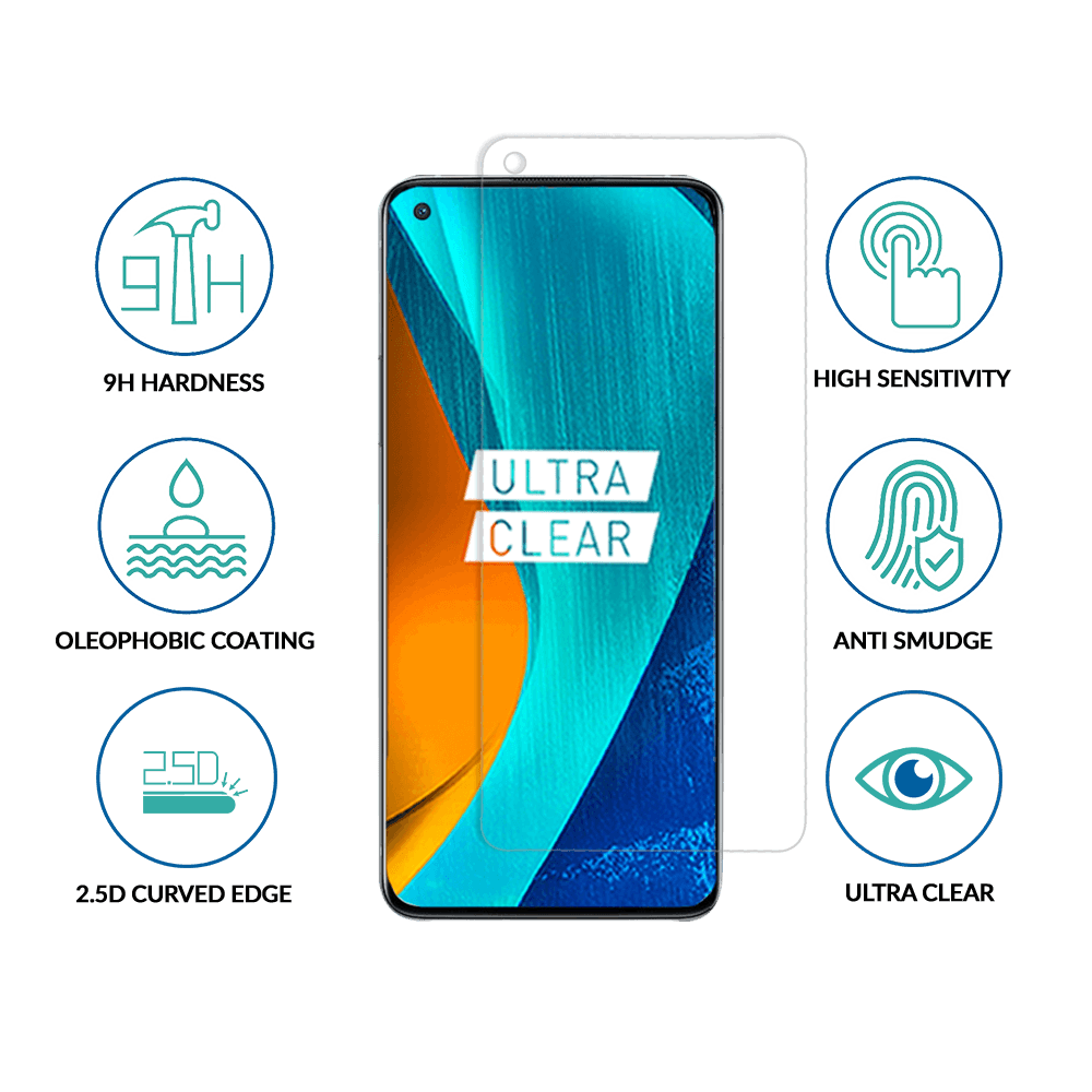 Realme Narzo 50 Pro Clear Tempered Glass - - Sprig