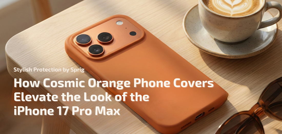 How Cosmic Orange Phone Covers Elevate the Look of the iPhone 17 Pro Max