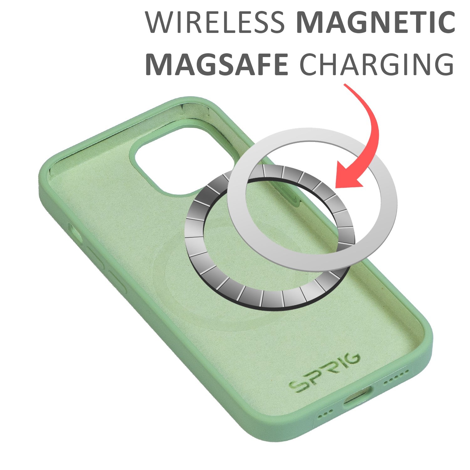 Liquid Silicon Magsafe-Mint Green