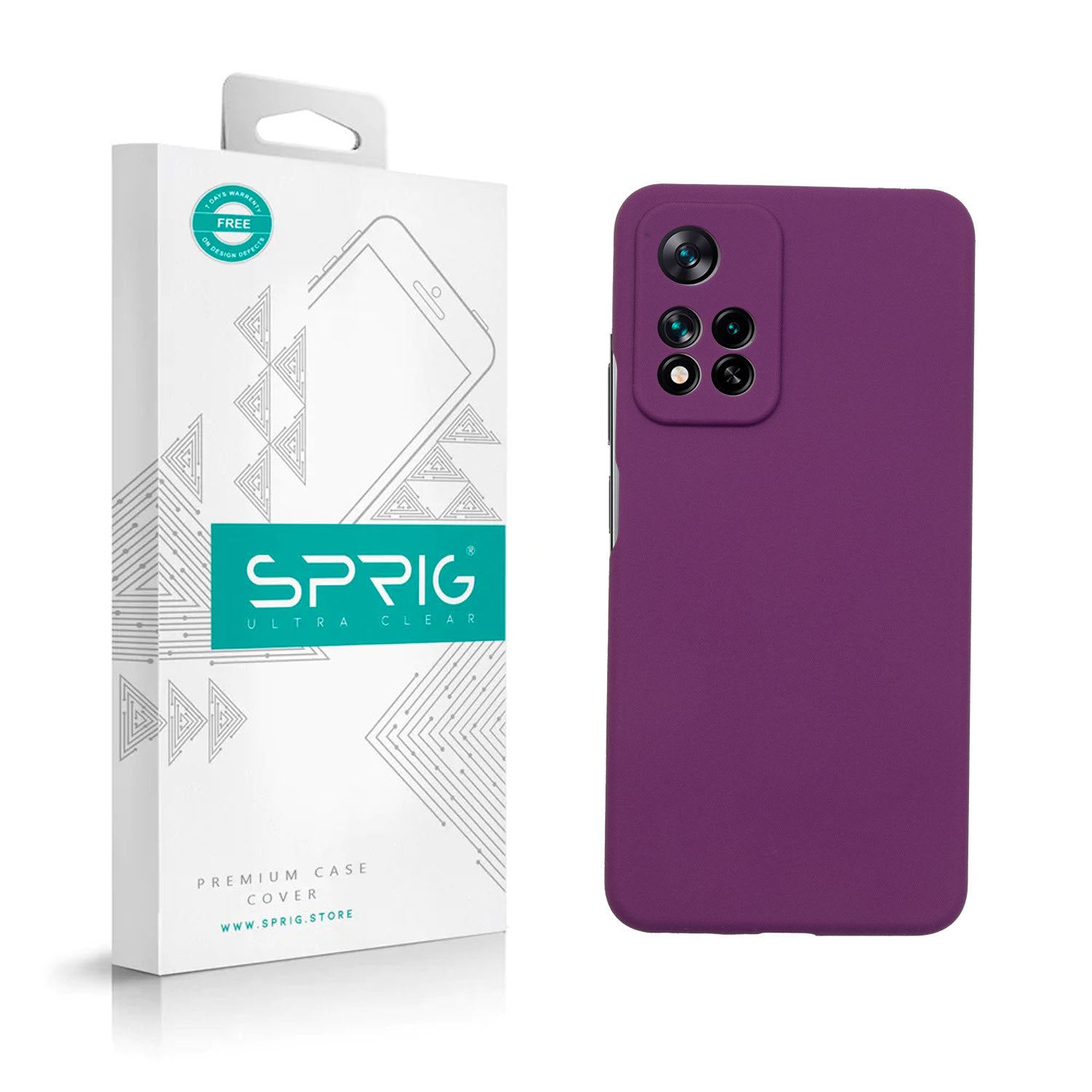 Mi 11i Hypercharge Back Cover Case - Sprig