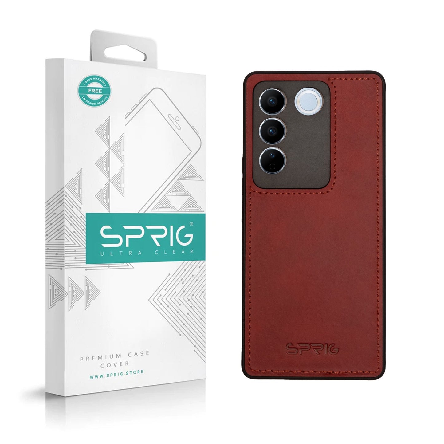 TPU Matte Leather-Red