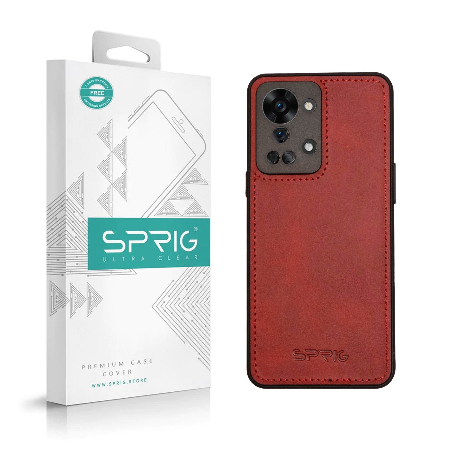 Matte Leather TPU-Red