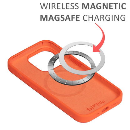 Liquid silicon Magsafe-Light Orange