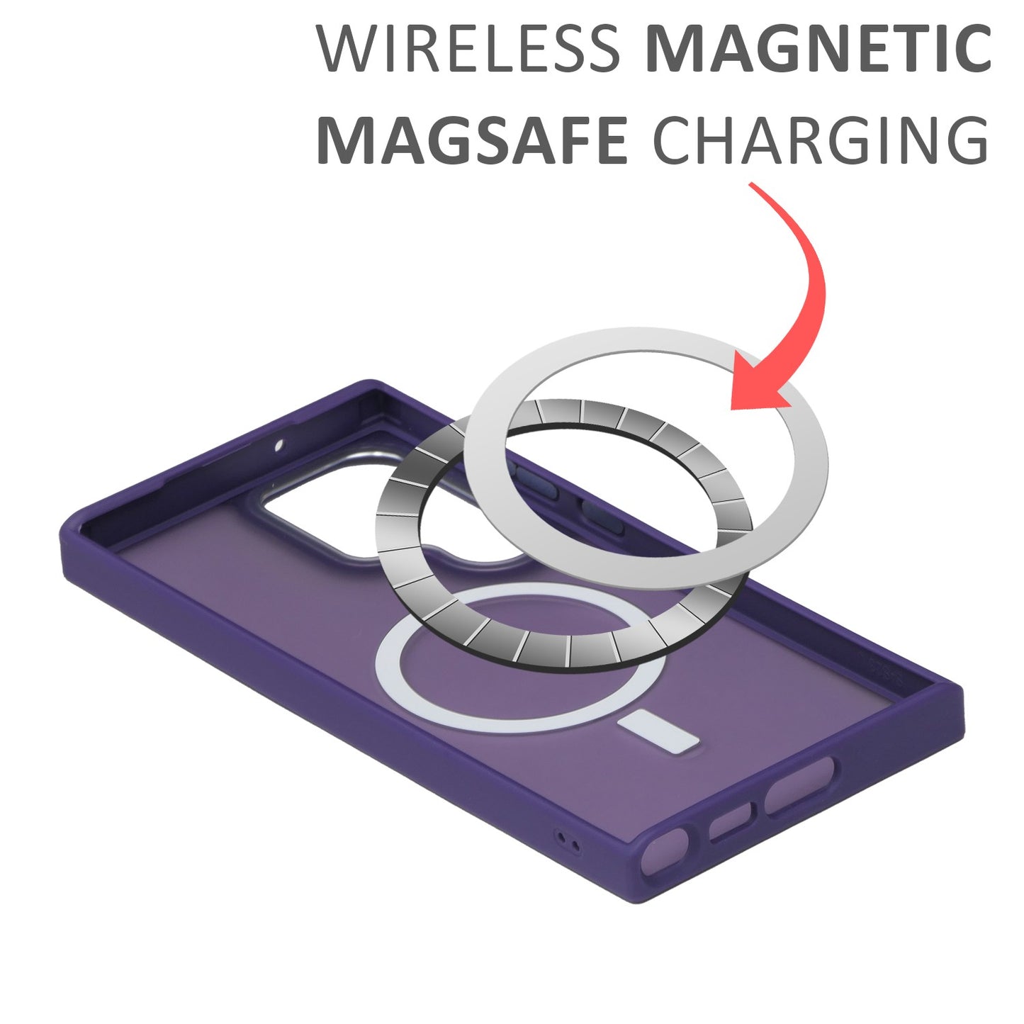 Translucent Magsafe-Purple