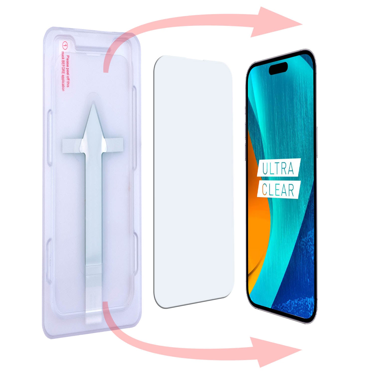 With DIY Applicator-Clear Transparent