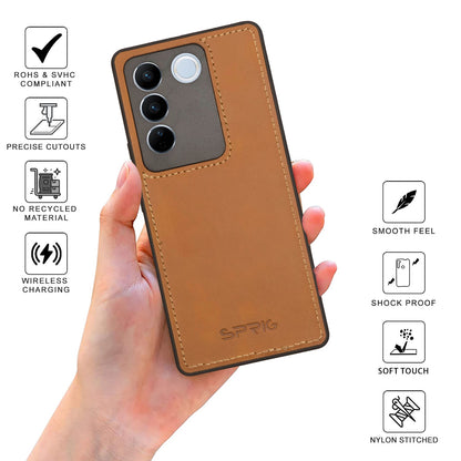 TPU Matte Leather-Light Brown