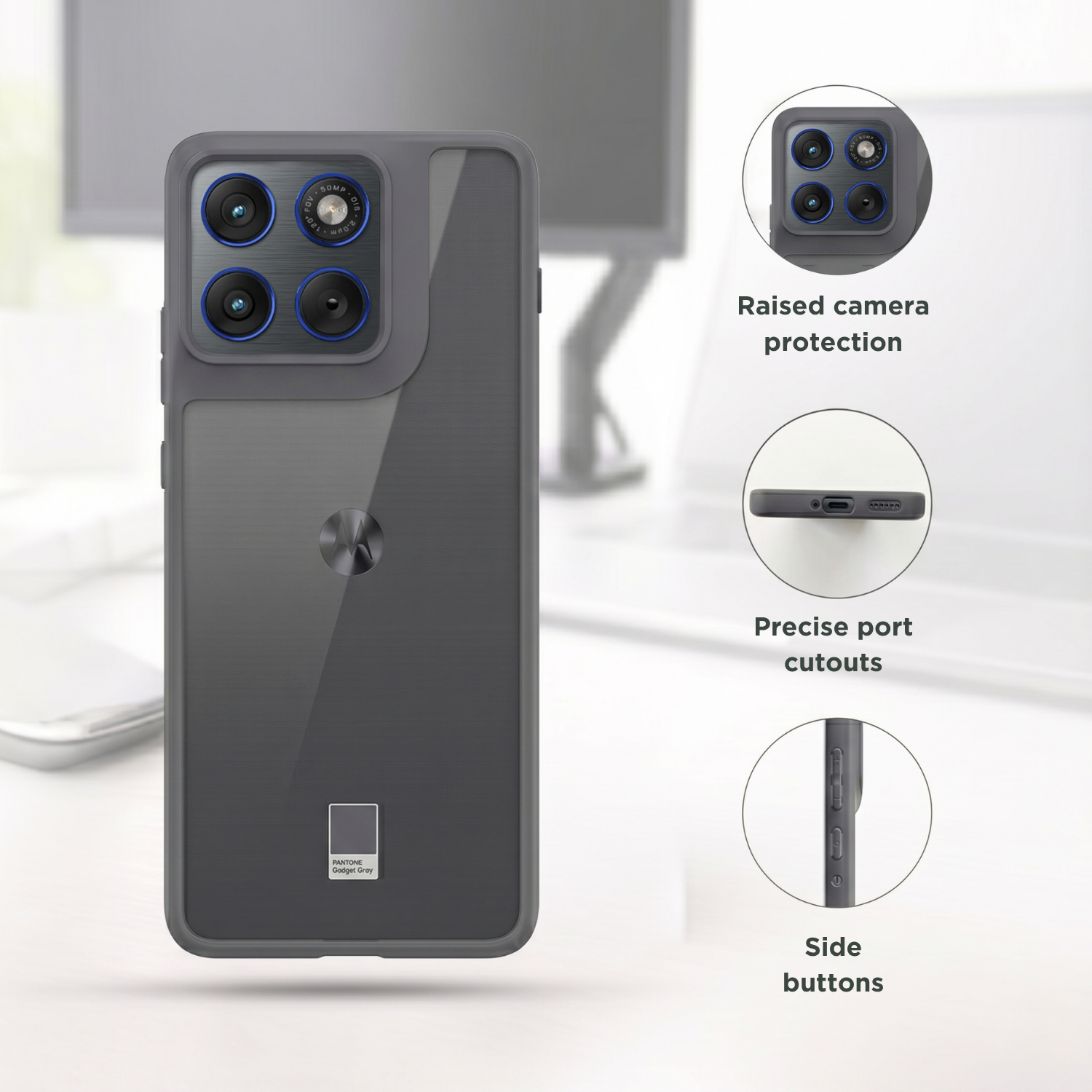 AuraShine (TPU PC)-Gadget Gray