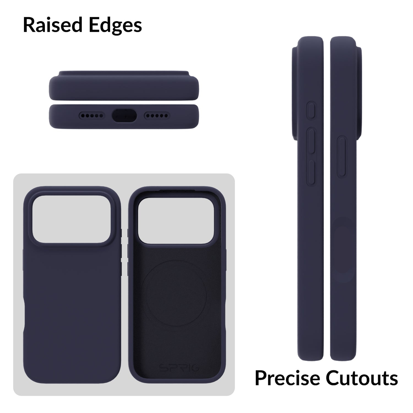 SilkMag (Liquid Silicone Magsafe)-Midnight Blue