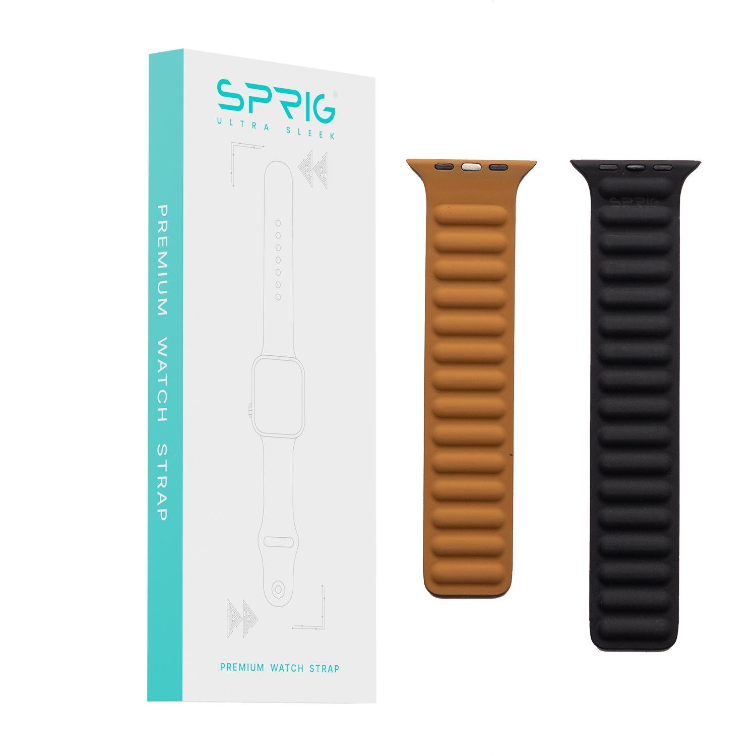 Silicone Magnetic Strap-Black