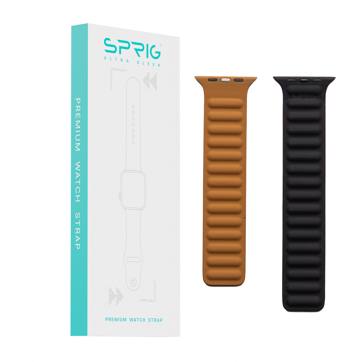 Silicone Magnetic Strap-Black