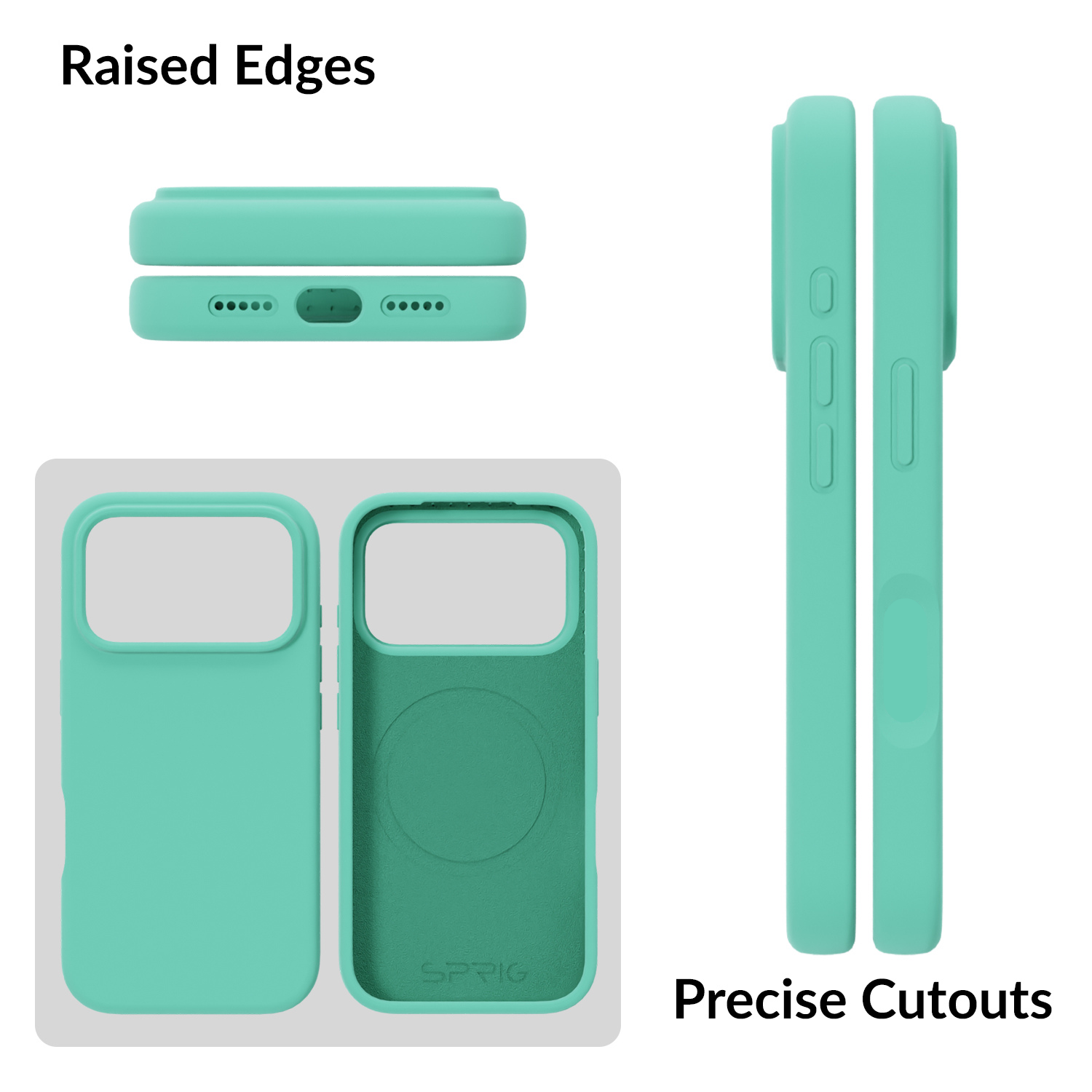 SilkMag (Liquid Silicone Magsafe)-Turquoise Blue