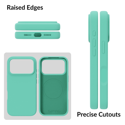 SilkMag (Liquid Silicone Magsafe)-Turquoise Blue