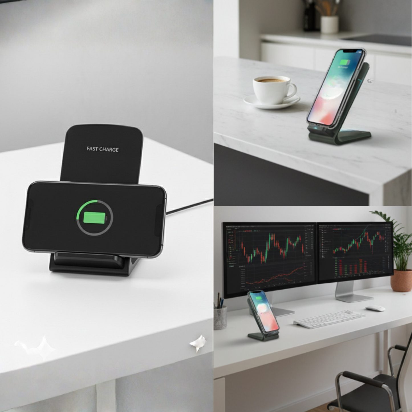 Wireless charging Stand 15W-Black
