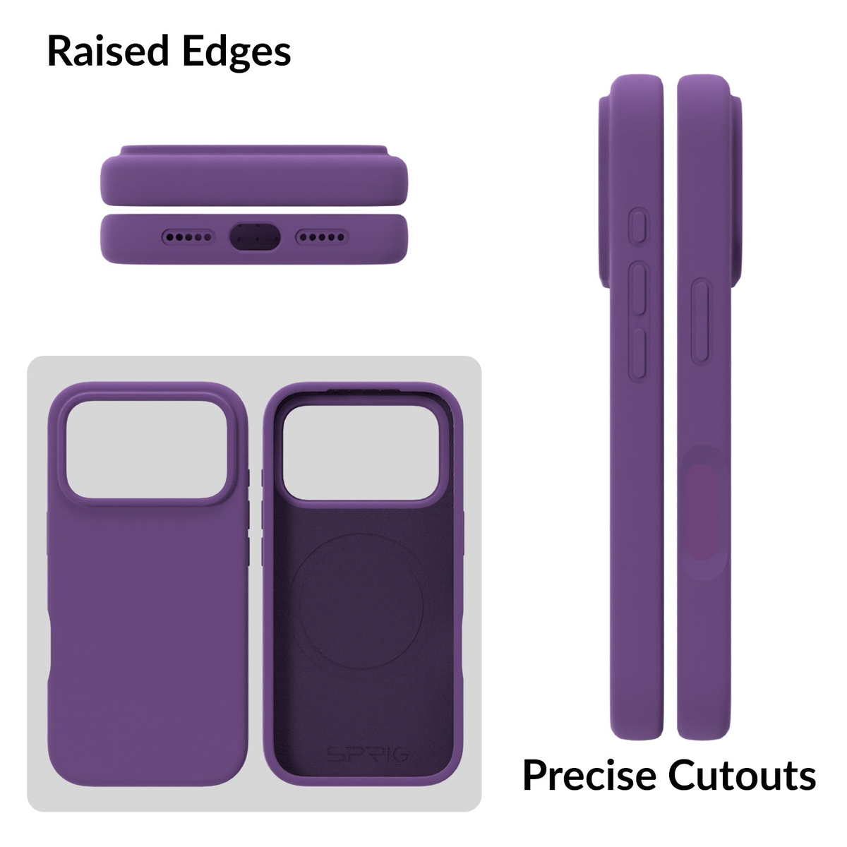 SilkMag (Liquid Silicone Magsafe)-Purple