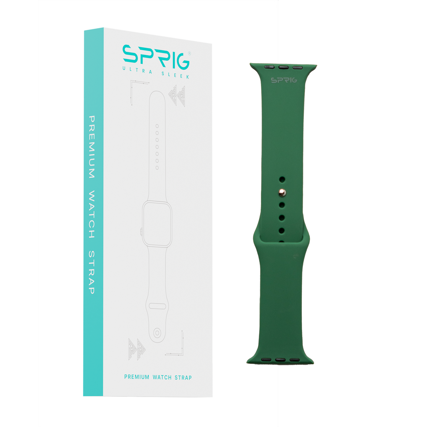 Soft Silicone Strap-Green