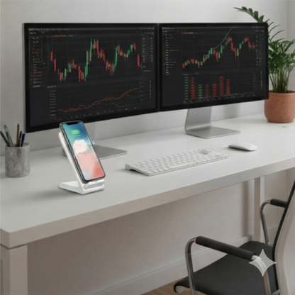 Wireless charging Stand 15W-White
