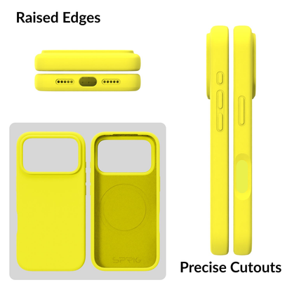 SilkMag (Liquid Silicone Magsafe)-Shining Yellow