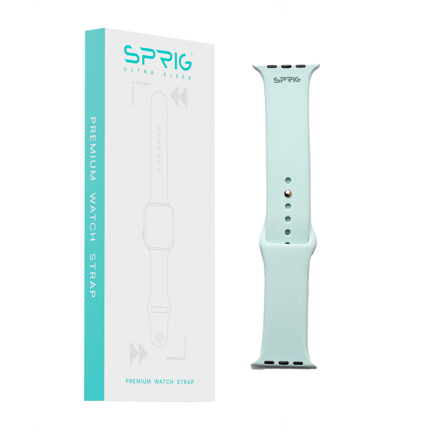 Soft Silicone Strap-Light Green