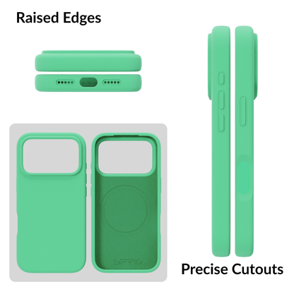 SilkMag (Liquid Silicone Magsafe)-Pastel Green