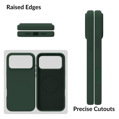 SilkMag (Liquid Silicone Magsafe)-Dark Green