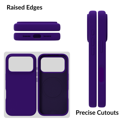 SilkMag (Liquid Silicone Magsafe)-Dark Violet