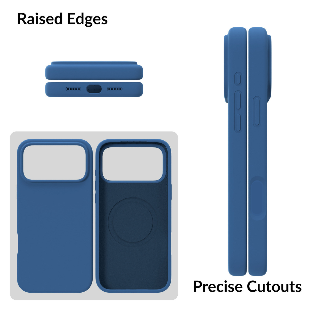 SilkMag (Liquid Silicone Magsafe)-Navy Blue