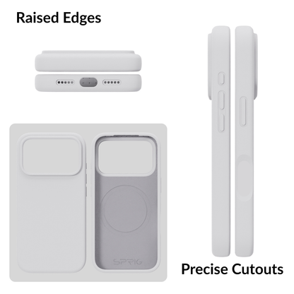 SilkMag (Liquid Silicone Magsafe)-Light Grey