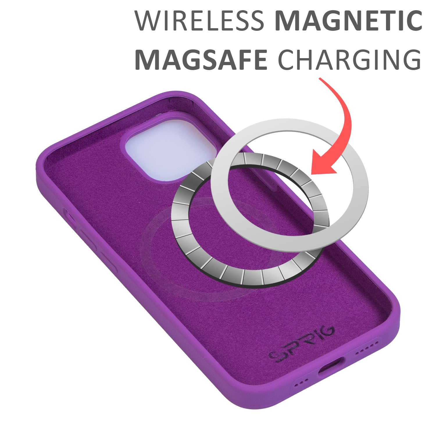 Liquid silicon Magsafe-Purple
