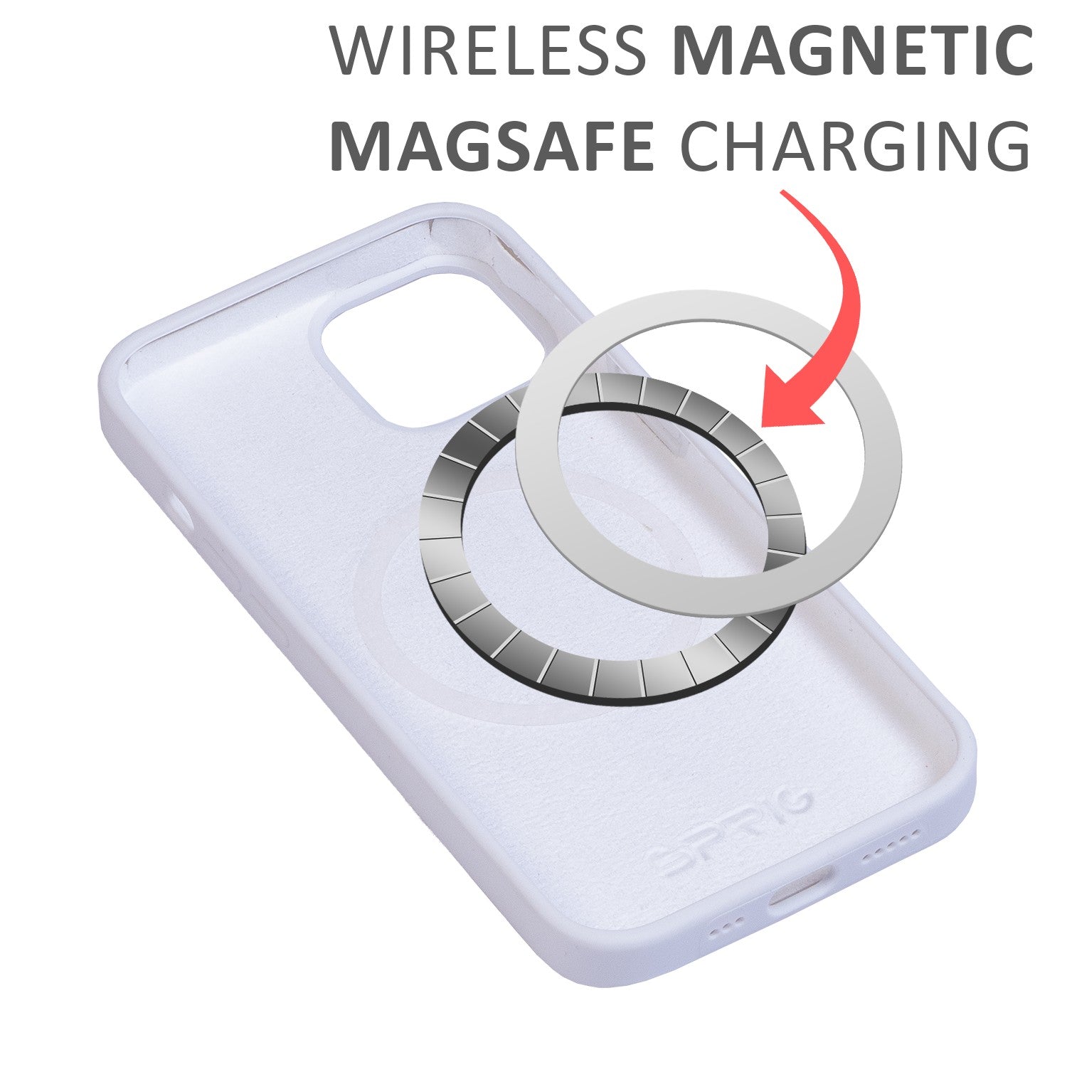 Liquid Silicon Magsafe-Light Grey