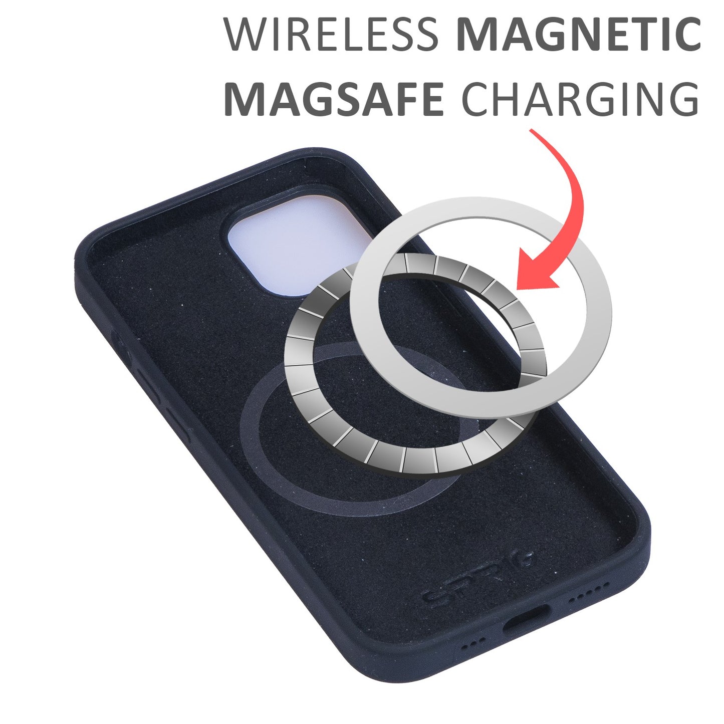 Liquid Silicon Magsafe-Charcoal Grey