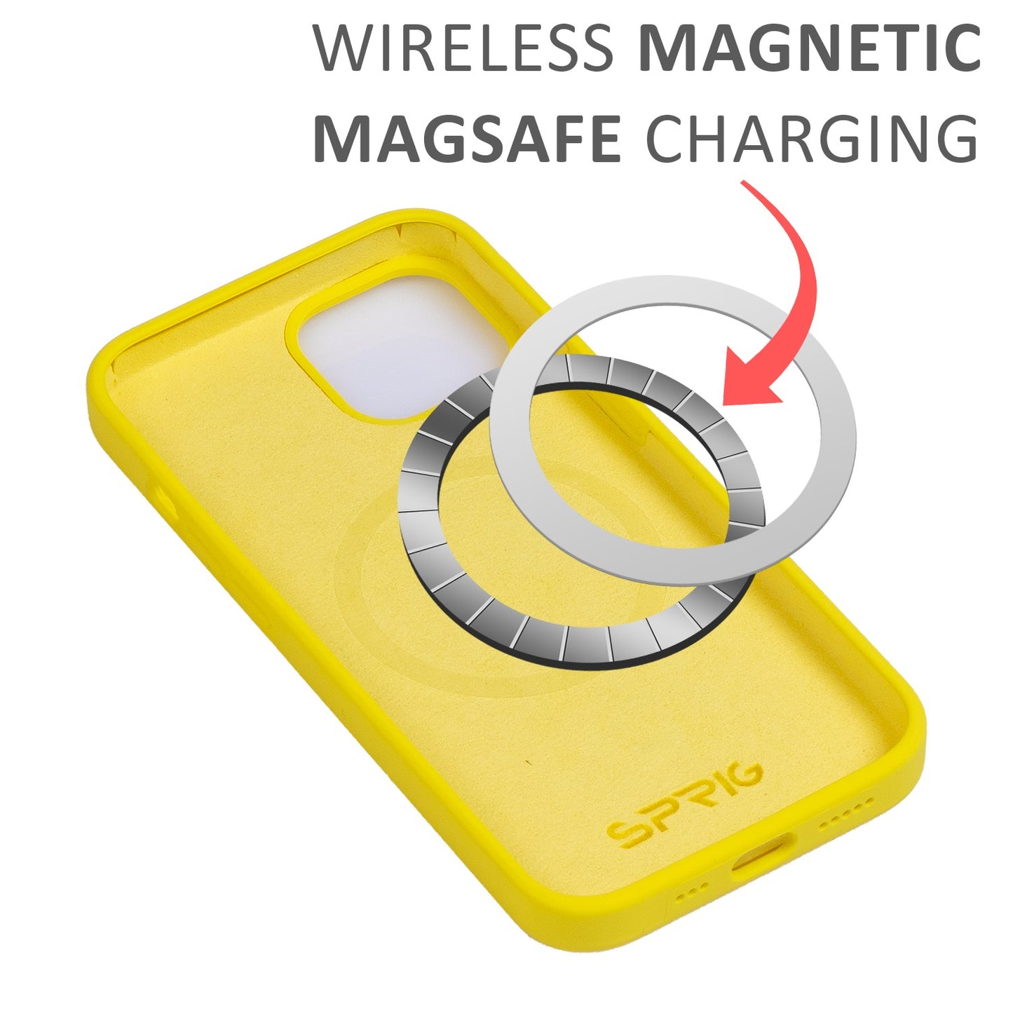 Liquid Silicon Magsafe-Shining Yellow