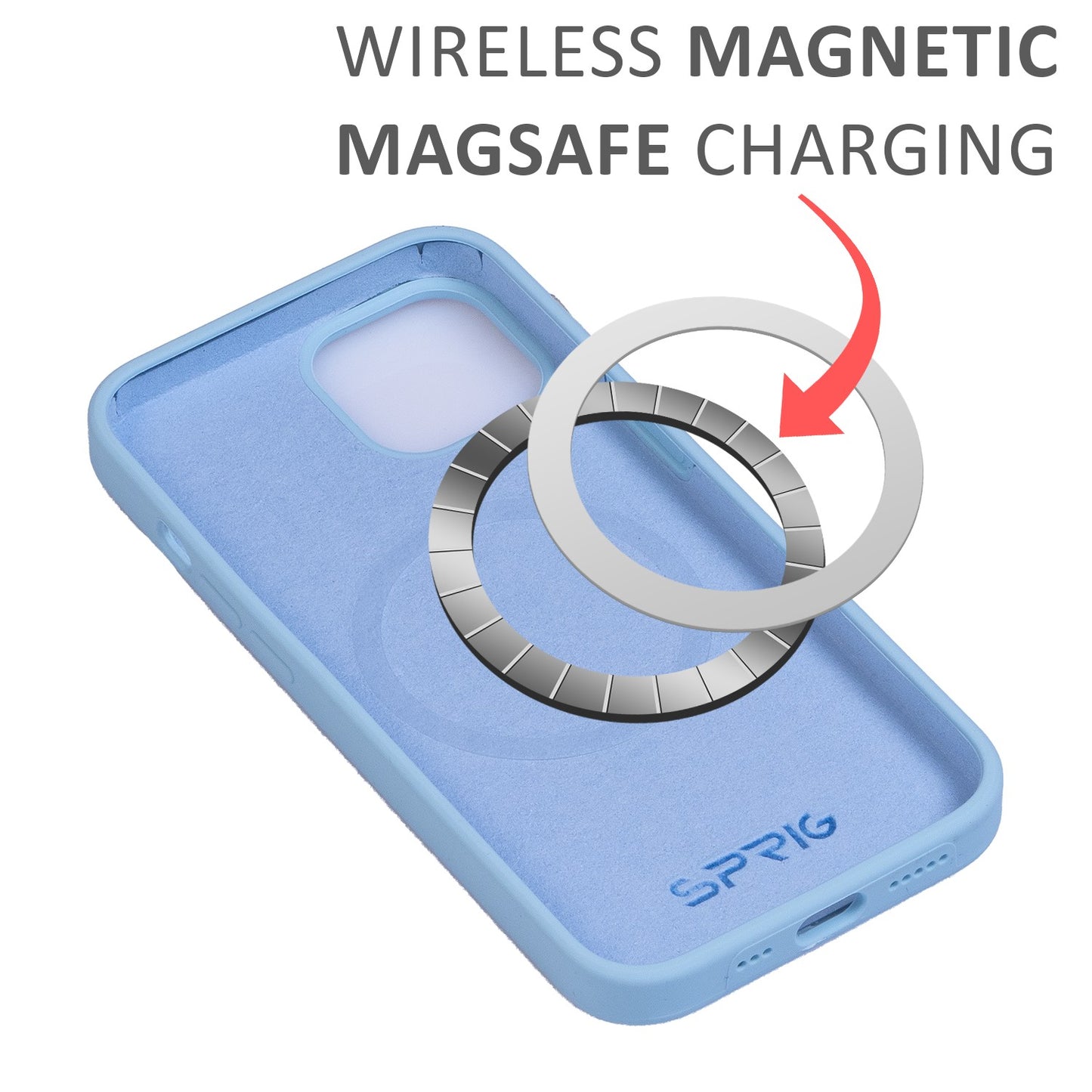 Liquid Silicon Magsafe-Blue Grey