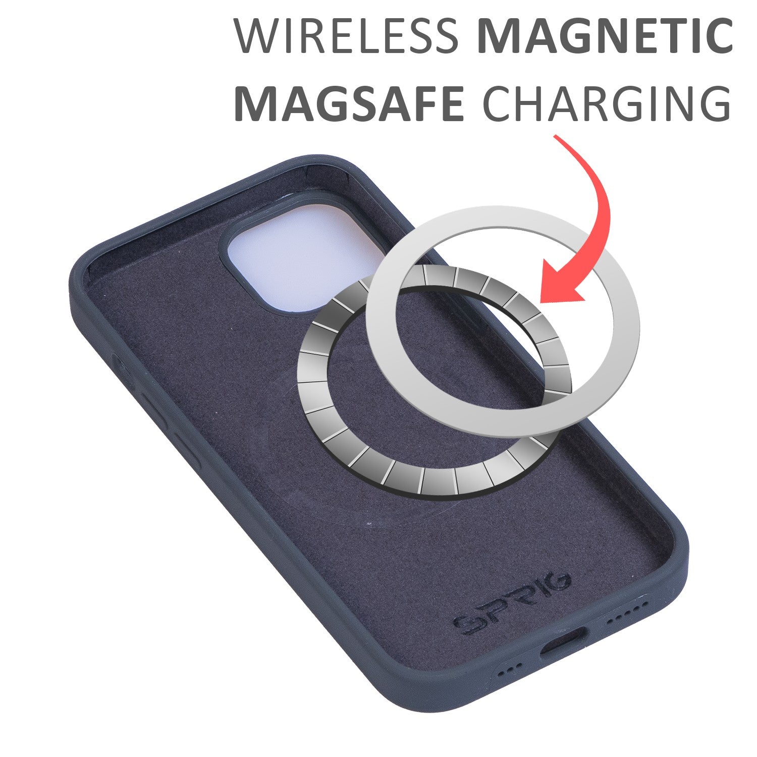 Liquid Silicon Magsafe-Dark Grey