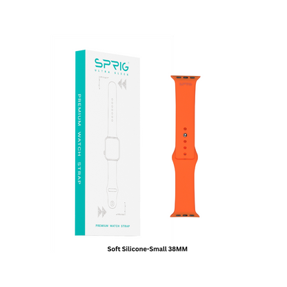 Soft Silicone-Orange-Small 38MM