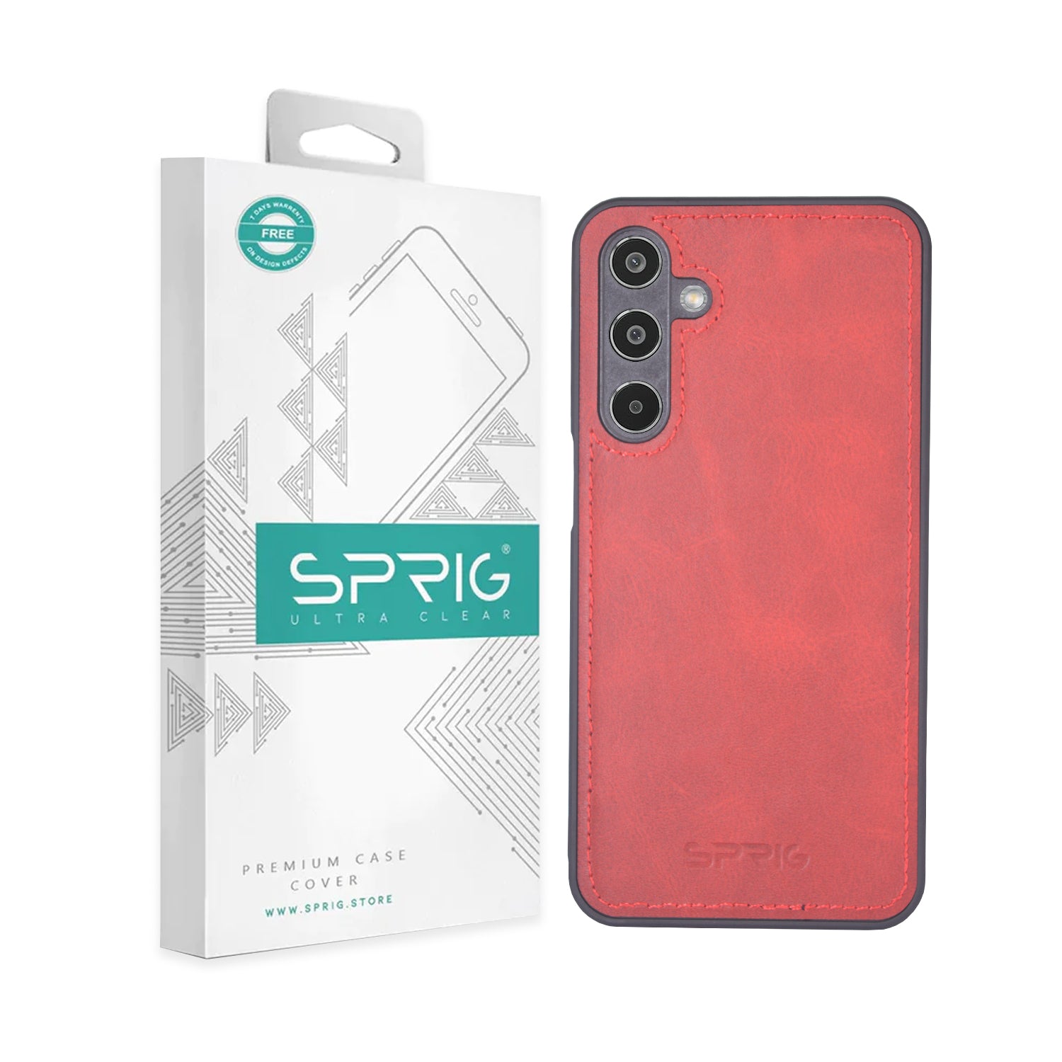 TPU Matte Leather-Red