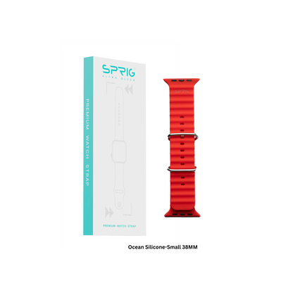 Ocean Silicone-Red Small 38MM
