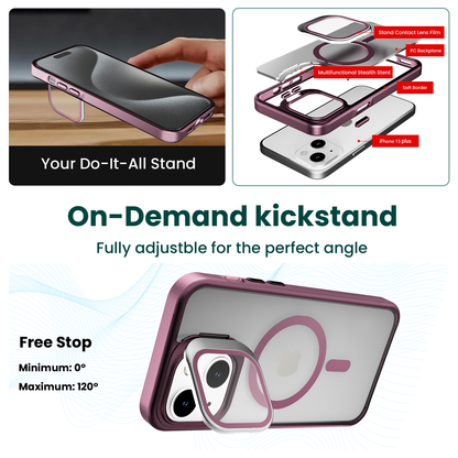 MistMag Camera Glass Stand-Cherry Red