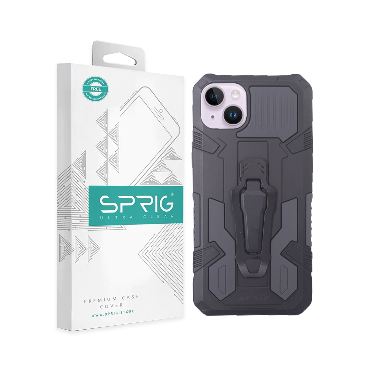 FortArmor Clip-Gray Black