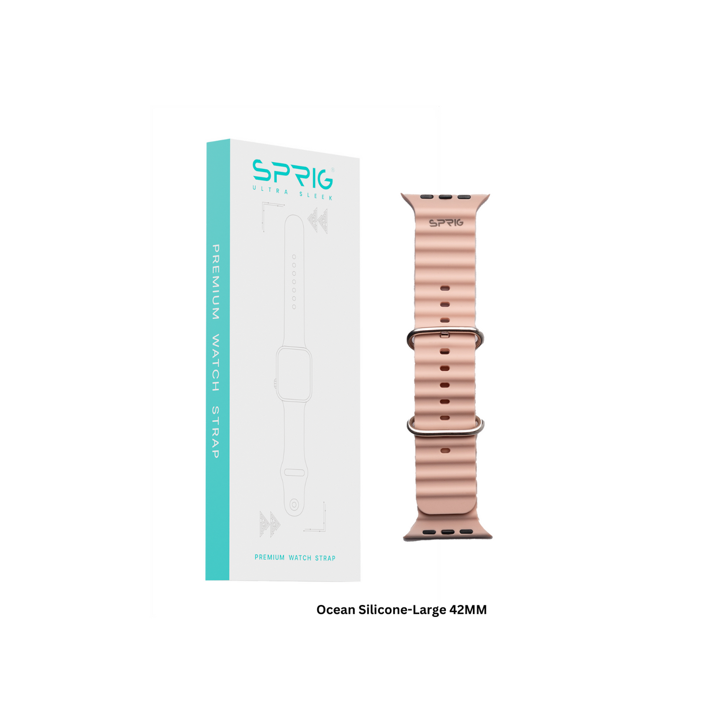 Ocean Silicone-Pink Large 42MM